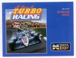 Al Unser Jr Turbo Racing Cartridge + Instruction Book - Marioshroomed