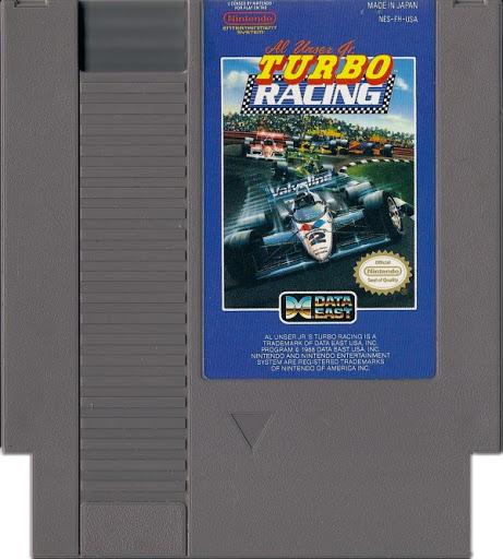 Al Unser Jr Turbo Racing Cartridge + Instruction Book - Marioshroomed