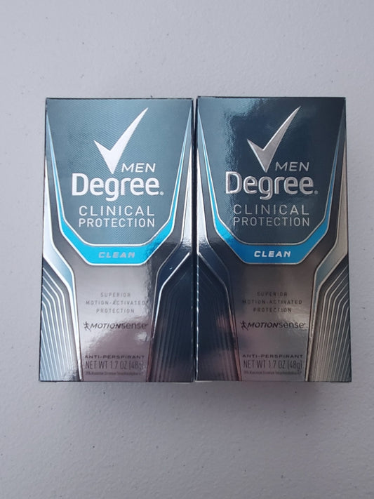Men Degree Clinical Protection Clean Anti Perspirant - Marioshroomed