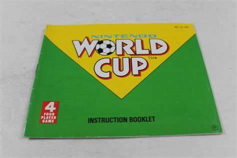 Nintendo World Cup Cartridge + Instruction Book - Marioshroomed