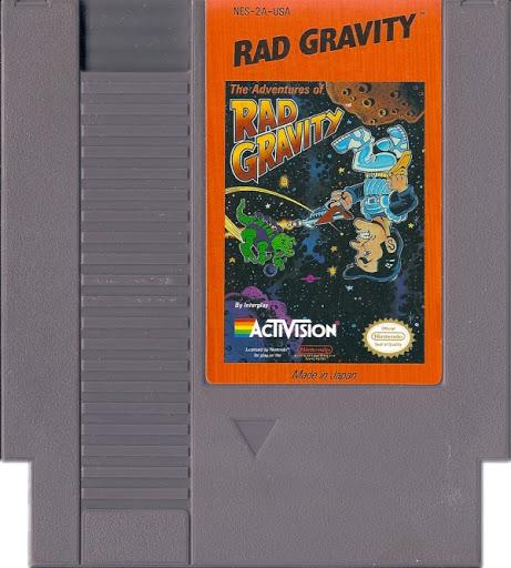 The Adventures of Rad Gravity Cartridge + Instruction Book - Marioshroomed