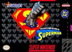 The Death And Return of Superman -Cartridge + Box- - Marioshroomed