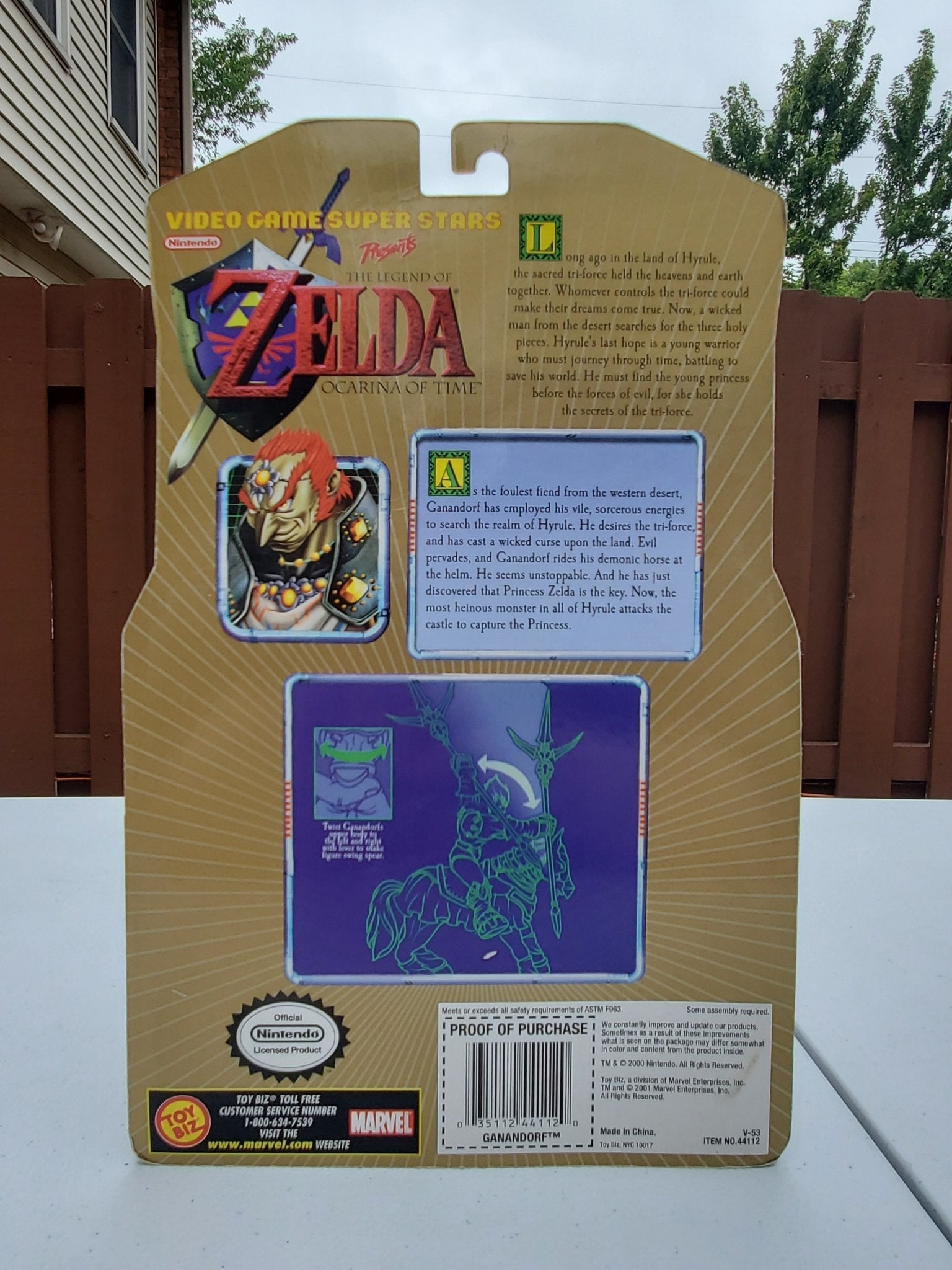 The Legend of Zelda Ocarina of Time Ganondorf Action Figure Toy Biz - Marioshroomed