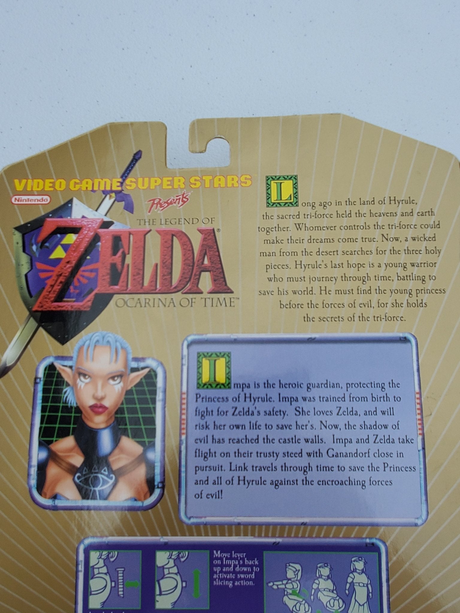The Legend Of Zelda Ocarina Of Time Impa Action Figure - Marioshroomed