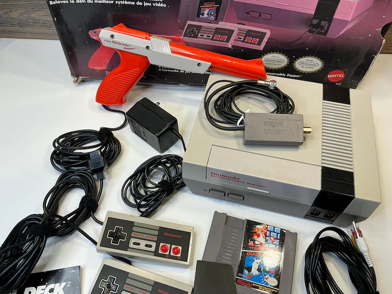 Nintendo Nes Action Set Console - Image 3