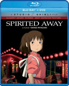 Spirited Away Blu-ray + DVD combo front cover from GKIDS