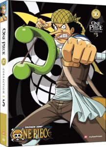 One Piece Collection Five DVD, part of the One Piece DVD sets covering the Alabasta arc